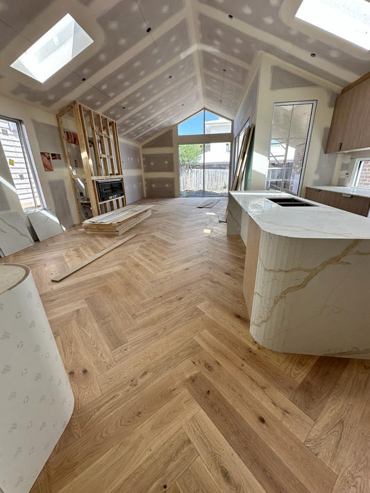 Natural Oak Herringbone - Engineered Timber