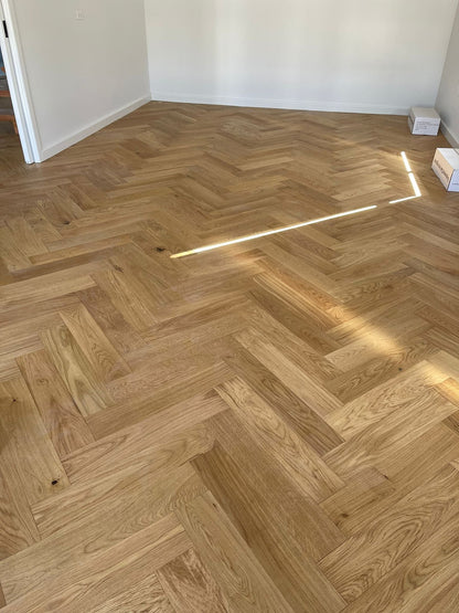 Natural Oak Herringbone - Engineered Timber